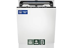 Electrolux Lavastoviglie da Incasso Serie 600,EES68510L, 14Coperti,SatelliteClean,Tecnologia AirDry, Comandi QuickSelect, Vassoio MaxiFlex, Funzione ExtraHygiene,Beam on Floor, Silenziosità 42dB,60cm