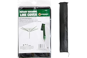 BARGAINS-GALORE Rotary Washing Line Cover - Heavy Duty Protector Waterproof, Clothes , Garden, Parasol | Heavy Duty Rotary Windproof, Weatherproof | Durable & Rot Proof Material Protective