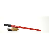 Flûte Pennywhistle Clarke - Tonalité Ré - Rouge Et Noir - Idéale Débutants
