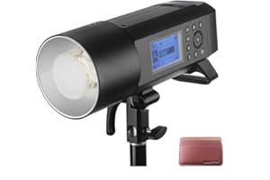 Godox AD600Pro AD600 Pro TTL Studio Flash, 2.4G Wireless X System with Li-ion Battery, HSS 1/8000s 0.01-0.9s Recycle,Outdoor Strobe Compatible for Canon Nikon Sony FUJI Olympus Panasonic Camera