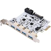 Tkz Lunatic 8550 Pci-e Express To Usb 3.0 Type C Hub Ters &ccedil;evrilebilir USB-C/Type-C konekt&ouml;r tasarımı 5 Port 7 adede kadar US