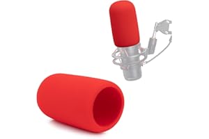 YOUSHARES Filtro Pop para Micrófono - Fundas de Espuma Profesionales para Micrófono Parabrisas de Micrófono Compatible con HyperX QuadCast S Mic