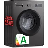 LG F4A1009NDK Washing Machine, 9 kg, 1400 rpm, Front Load, 8 Programs, Quick Program and Hand Wash Program, Special Reduced B