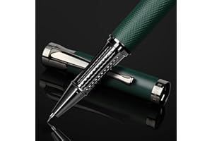 BOCIYER Liquid Ink Rollerball Pens - Nice Pens for Bullet Journal and Office Supplies - Fine Line, Luxury Pen Gift Box for teacher gifts，gifts for men&women(Green)