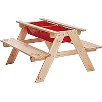 Miganeo Sand- und Wassertisch Matschtisch Spieltisch Wasserspieltisch Matschküche 75206