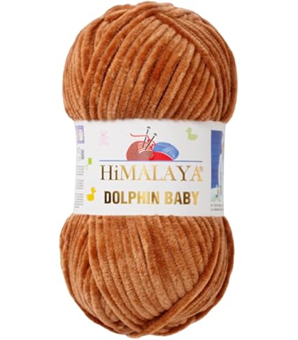 5 ballen/strengen Alize Puffy Fine Baby Kleine Loop Deken Garen 100% Micropolyester Zachte Wol Elke Bal 100g 14.5m - 82 Mosterdkleur