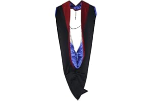 GraduationMall Kaptur ukończenia szkoły dla Master Degree Deluxe Academic Hood 20 kolorów