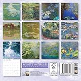 Image de Monet's Waterlilies mini wall calendar 2017 (Art calendar)