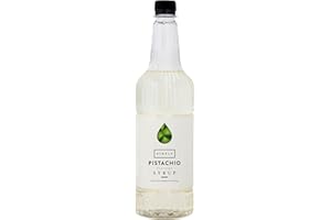 Simply Pistachio Syrup, Vegan & Nut Free Flavoured Syrup for Coffee, Cocktails & Baking (1 Litre)