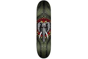 Powell Peralta - Tavola da skateboard in PP Vallely Elefante, 21 cm, colore: Verde oliva
