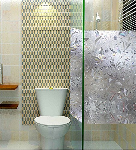 Coavas Fensterfolie Sichtschutzfolie Milchglasfolie Window Film 90x200cm - 2