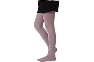 CALZITALY Collants Fille, Collant Brillant, Collants Enfants avec Paillettes, De 2 à 14 Ans, Rose, Noir, Multicouleur, 40 DEN, Made in Italy