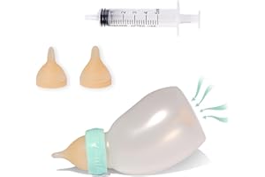 Doggiema Mangeoire pour Chatons, tétine et seringues en Silicone pour Toutes Les Races, Chatons et Petits Animaux Dongdong Pet