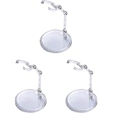 DDUNG SEOL Bebek Standı 2023 - 1,25 cm - 25,4 cm Bebekler ve Aksiyon Fig&uuml;rleri i&ccedil;in Şeffaf Bebek Standı (3'l&uuml; Paket)