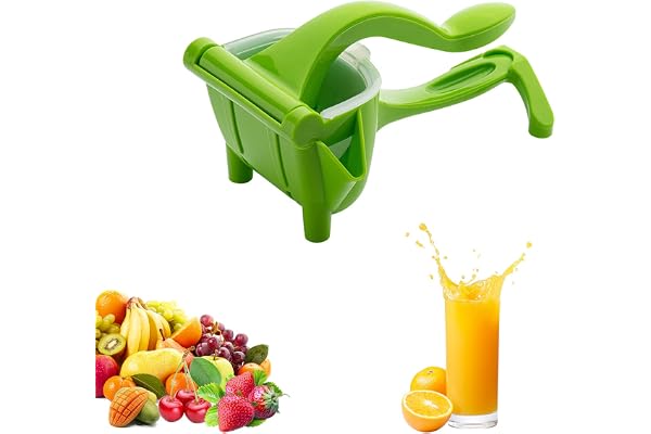 Manuell fruktjuice, stor kapacitet, avtagbar, bärbar fruktjuicepress, handjuice, enkel färsk fruktjuicepress, handhållen fruktjuicepress för en hälsosam gör-det-själv citruspress press