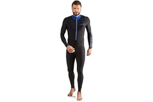 CRESSI Combinaison Aquatique Intégrale 1 mm pour Sports Nautiques, Plongée, Natation et Surf – Tissu Ultra Extensible, Protection UV, Fermeture Frontale, Confort Léger pour Hommes Femmes Enfants
