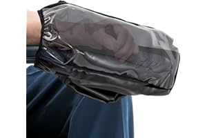 Kingshion Housse de protection pour joystick de fauteuil roulant électrique, accessoires de fauteuil roulant, housse de joystick étanche pour fauteuil roulant, fenêtre transparente, ouverture flexible