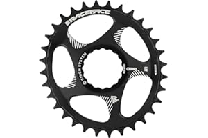 RACEFACE Race Face Direct Mount Oval-32t-Black Adult Unisex Tray, Schwarz, 32