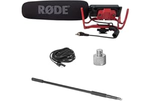 RØDE Rode VideomicPro - Microfono su fotocamera, con microfono Rycote Lyre Pack