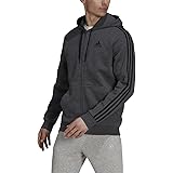 adidas Men's Essentials Fleece 3-Stripes Full-Zip Hoodie