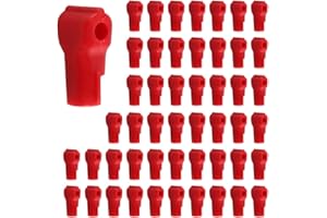 50pcs ZONADAH Peg Hook Locks Anti Theft Lock Pegboard Peg Lock Retail Security Display Hook Lock Tag Detacher Hook for Security Tag Security 7mm Red