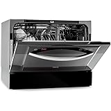 Klarstein Lavastoviglie 8 Coperti, Libera Installazione Silenziosa con 6 Programmi di Lavaggio, Mini Lavastoviglie Piccola, d