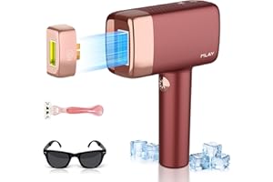MLAY Laser Hair Removal Device with 0.5 s/Flash, Max 20J Energy, Ice Cooling, Painless & Long Lasting Hair Removal, IPL Hair Removal Device with Auto Flash for Men Women for Full Body, Bikini, Face