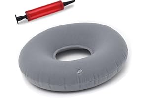 Fanchu Donut Ring Kissen Hämorrhoiden Aufblasbare Kissen Sitz Rollstühle Runde Kissen Sitz Druckkissen für Post Natal Hämorrhoiden Chirurgie Prostata Druckstellen
