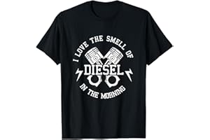 FUNNY MECHANIC DESIGN FOR MEN & WOMEN J'aime l'odeur du mécanicien diesel de voiture diesel T-Shirt