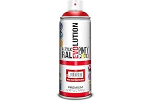 Pinty 614 Bombe 400 ml Rouge RAL 3020 Brillant