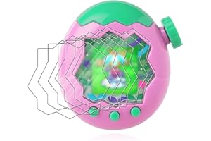 Folia ochronna na ekran TPU do Tamagotchi Paradise – wysoka przejrzystość, toergy bez pęcherzyków powietrza, odporna na zarysowania, odporna na odciski palców (6-pak)