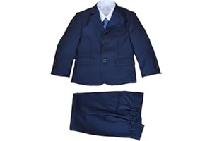Cinda 5 Piece Blue Boy Suits Wedding Suit Page Boy Party Prom Suits