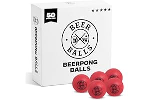 OVANA Beer Pong Bälle 40 mm in Wettkampfqualität - Tischtennisbälle für Bierpong (2,7g) Trinkspiele & Partyzubehör – Offizielle Größe, ideal für Feiern, Studentenpartys & Festivals