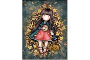 DCIDBEI Diamond Painting Full Square Bordado Diamante Rhinestone Cuadrado Lienzo Completo 5D para hacer por sí mismo con número, cuadro de diamantes, kit completo de niña pequeña, mosaico de diamantes de