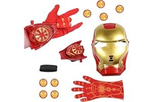 SIMYRON Hero Juguetes de Muñeca 2 Piezas Hero Niños Máscara y Guantes Máscara Hero para Niños Máscara para Niños Cosplay Disfraz Hero Regalo
