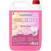 Vanfresh Toilet Rinse - 5L Chemical Toilet Cistern Liquid | Intense Aroma and Long-Lasting Freshness for Portable Toilets, Mo