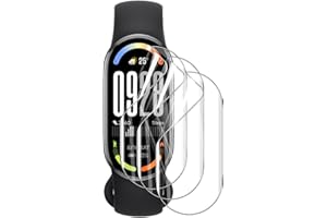 AOKUMA Osłona ekranu do Xiaomi Smart Band 10 [3 sztuki] Elastyczna folia ochronna z TPU kompatybilna z Xiaomi Smart Band 10, HD, przezroczysta, odporna na zarysowania, łatwa instalacja