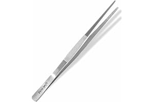 INNOTECH INSTRUMENTS Innotech Instrumente Grillpinzette für grill, Kochpinzette für fine gastronomie küche, Anrichten pinzette, Küchenpinzette als zangen candybar, Pinzette Edelstahl Gerade (30 CM)