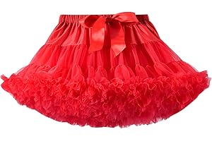 PEUIGNAO Tutu Fille Jupe Tutu Fille Jupe Tulle Fille Tutu Skirt Enfant Fille Petticoat Jupon Tulle Fille Mini Jupe en Tulle Tutu Fille Tutu Court Princesse Carnaval Tulle Skirt Puffy Tutu pour Enfant