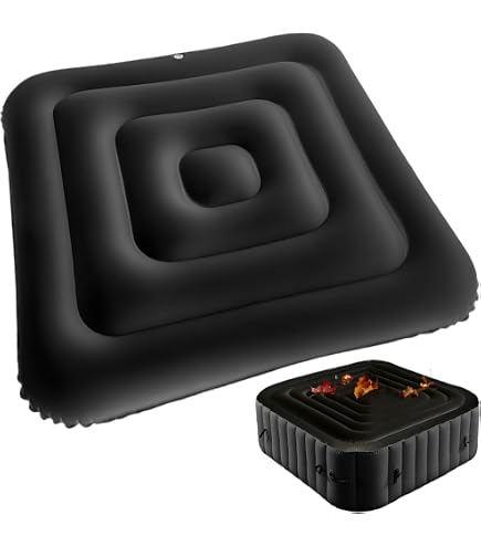 N NETSPA - SP-N1407528 - Coperchio Gonfiabile per Spa Ottagonale - Copertura per mantenere il calore della Spa - Compatibile solo con le Spas Netspa Silver E Cayman. - 160 x 160