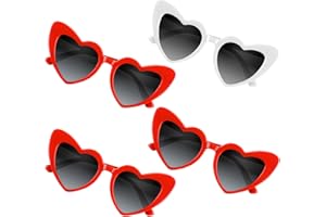 BOUBONI 4/6/8/10/12 sztuk panieńskie okulary przeciwsłoneczne serce okulary vintage w kształcie serca okulary dla kobiet wesele wesele