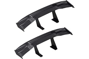 MINSHUXI 2 Stück Universal Auto Mini Spoiler Wing Auto Mini Heckspoiler Flügel Selbstklebende Auto Heckflügel-Dekoration für Alle Fahrzeugumbauten