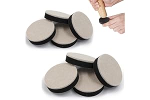 DONGZQAN Selbstklebende Möbelerhöhung, Möbelerhöhung Aus Karbonstahl, Selbstklebend Betthöher, Einsetzbar Als Möbelbein, Tischbein, Stuhlerhöhung Oder Bodenschutz（8 Stück ）