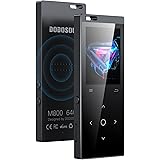 DODOSOUL MP3 Player Bluetooth 5.2,64GB MP3-Player mit Kopfhörer,FM-Radio,Diktiergerät,Mini-Design,HiFi-Sound,E-Book Reader,Fo