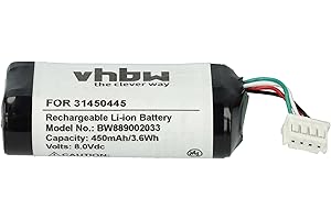 vhbw Akku kompatibel mit Volvo V60 (2019-), V90 (2017-), XC40 (2018-), XC60 (2018-) Fahrzeugcomputer, Fahrzeug-PC (450 mAh, 8 V, Li-Ion)