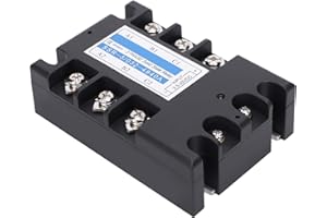 HILILAND 3-fazowy przekaźnik półprzewodnikowy SSR 3 3-32 V DC do 480 V AC Trójfazowy przekaźnik SSR 40 A