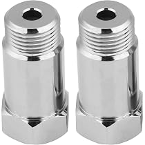 Adaptateur Rallonge Capteur D'oxygène M18 X 1.5 - 90 Degrés, Acier Inoxydable, Pour Véhicules Hors Route