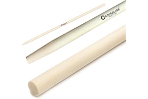 Crisalide® - Manico in Legno di Faggio Multiuso - 150 cm, Ideale per Rastrelli, Scope e Attrezzi da Giardino, Attacco Conico, Made In Italy