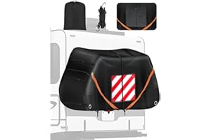 SUPAREE Copri Bicicletta 3 Bici Telo Copri Bicicletta Esterno Telo Copri Bici Impermeabile 420D Oxford Heavy Duty per Camper da Trasporto Viaggio