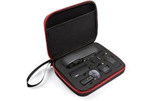 Yuhtech Torba do Przenoszenia DJI Osmo Pocket 3 - Twarda Obudowa, Kompaktowe Etui Ochronne, Przenośne Pudełko do Przechowywania dla Creator Combo i Akcesoriów, Czarny Organizer